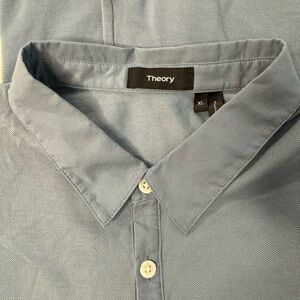 Theory Men's Blue Shirt
